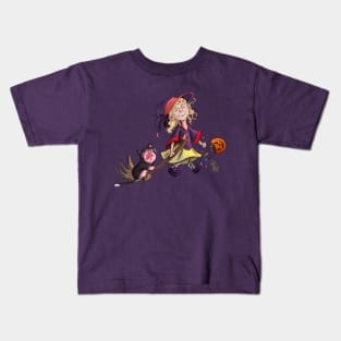 Messy Little Witch Kids T-Shirt